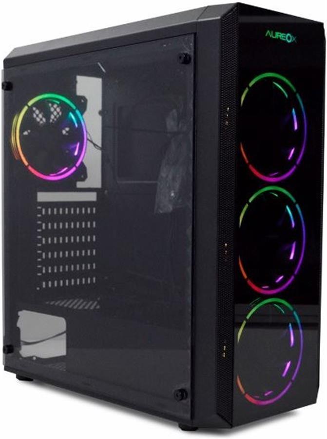 Gabinete AUREOX HYDRA PLUS ARX 335G 4 Fan RGB