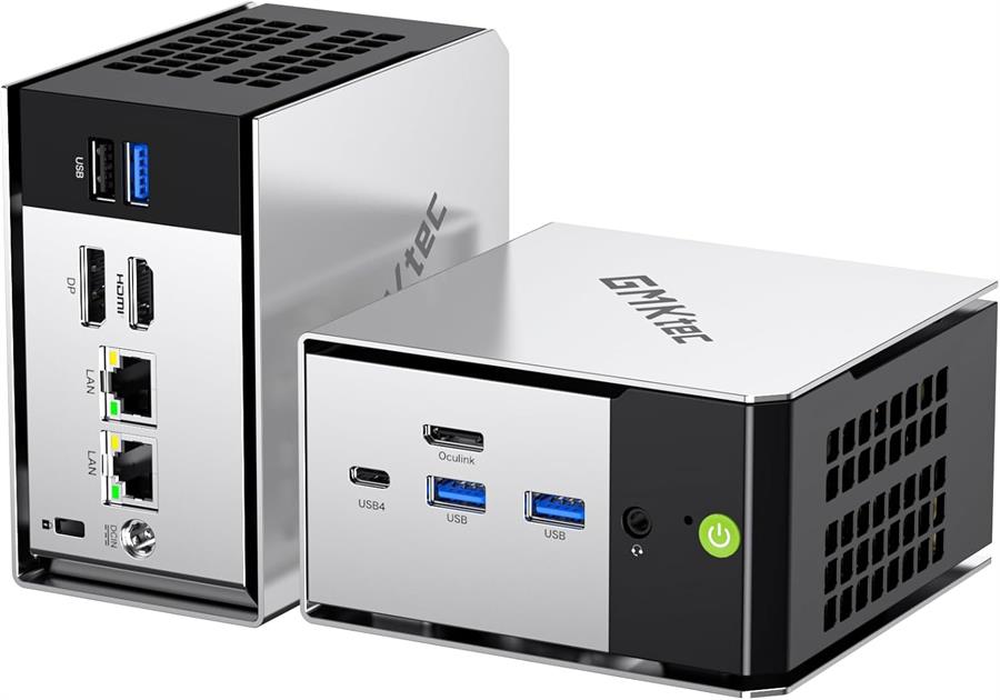 Mini PC GMKTEC NUCBOX M8 RYZEN 5 6650H, 16Gb RAM DDR5, SSD NVMe 512Gb, W11 PRO