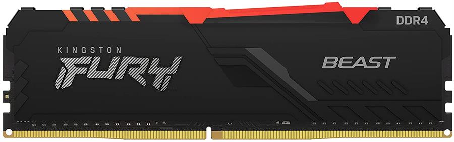 Memoria RAM DDR4 8GB 3200MHz Kingston FURY BEAST RGB