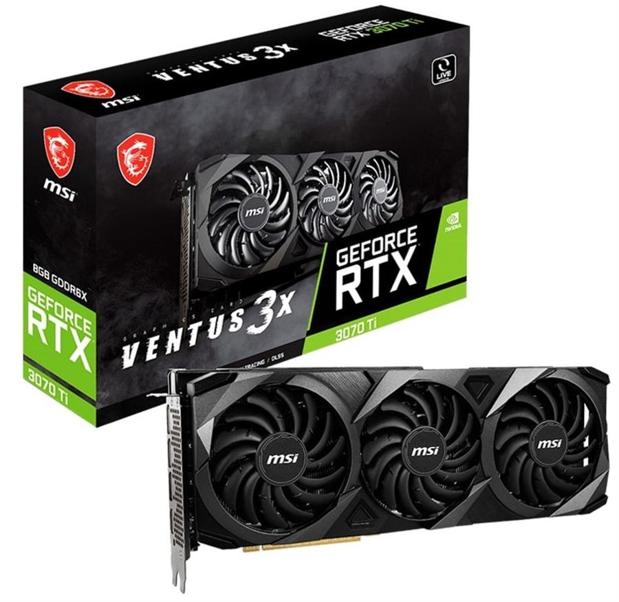Placa MSI GEFORCE RTX 3070 Ti VENTUS 3X OC 8Gb