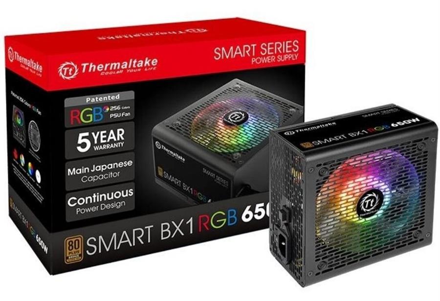 Fuente Thermaltake SMART BX1 650W 80+ BRONZE RGB