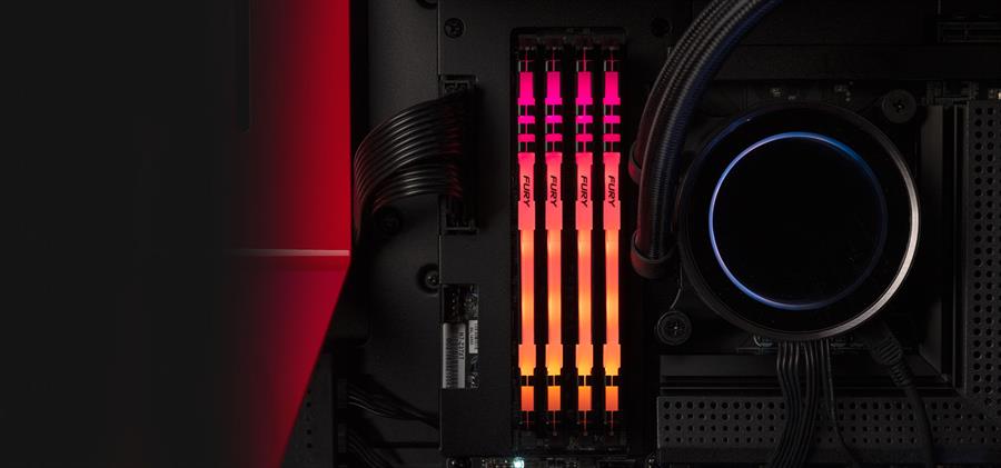 Memoria RAM DDR4 8GB 3200MHz Kingston FURY BEAST RGB