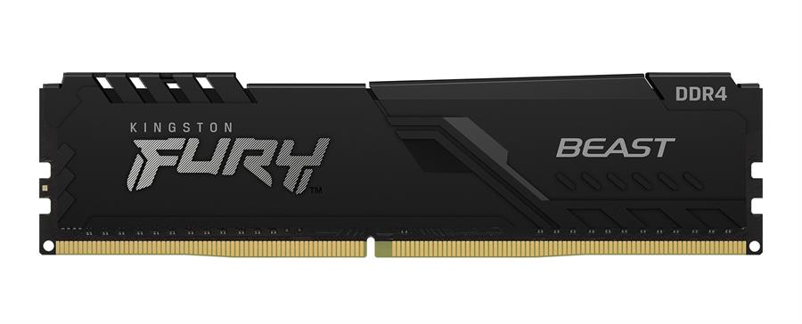 Memoria RAM DDR4 16GB 3200MHz Kingston FURY BEAST BLACK