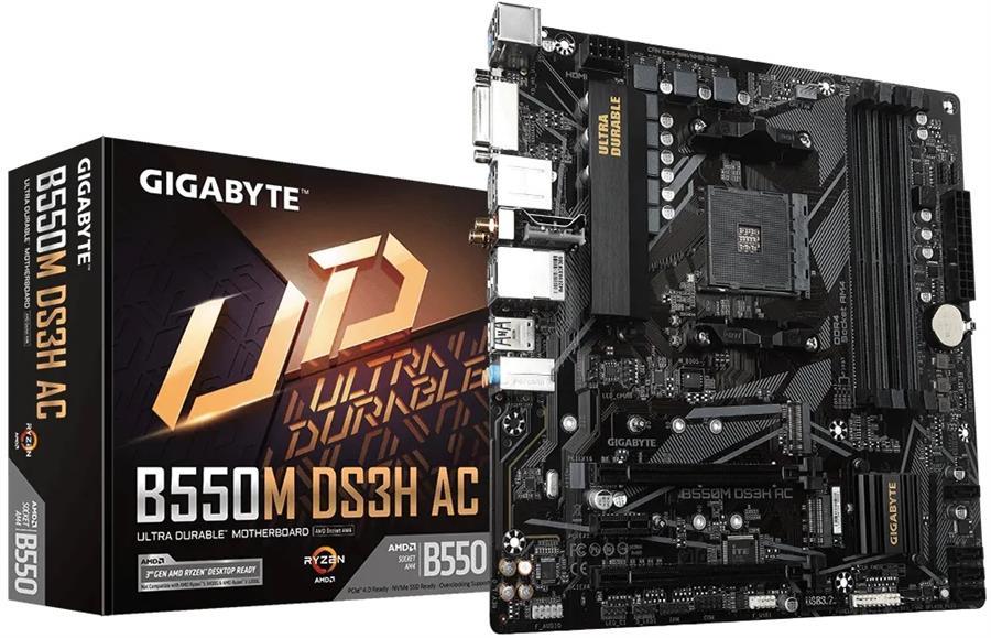Motherboard GIGABYTE B550M DS3H AC AM4