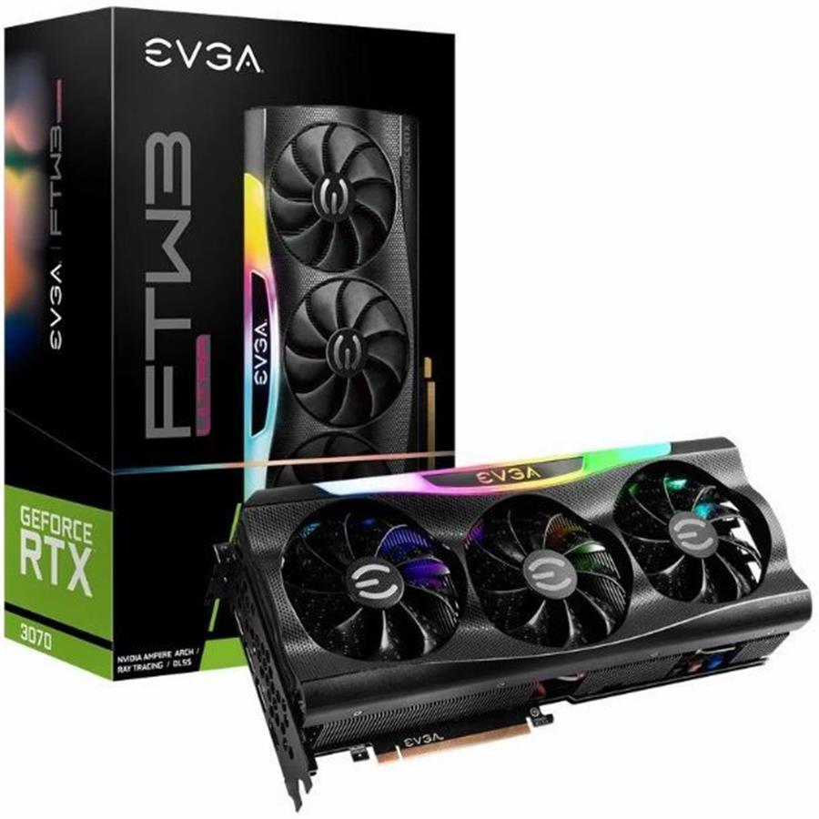 Placa EVGA GEFORCE RTX 3070 FTW3 ULTRA GAMING 8Gb
