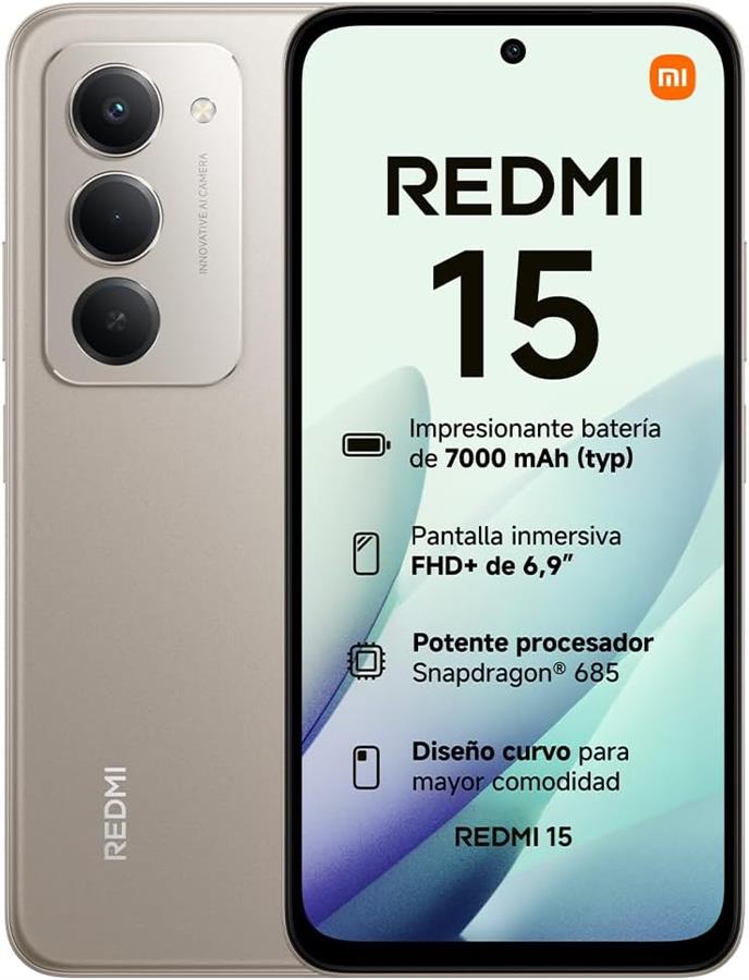 Celular Xiaomi Redmi 15 8Gb, 256Gb
