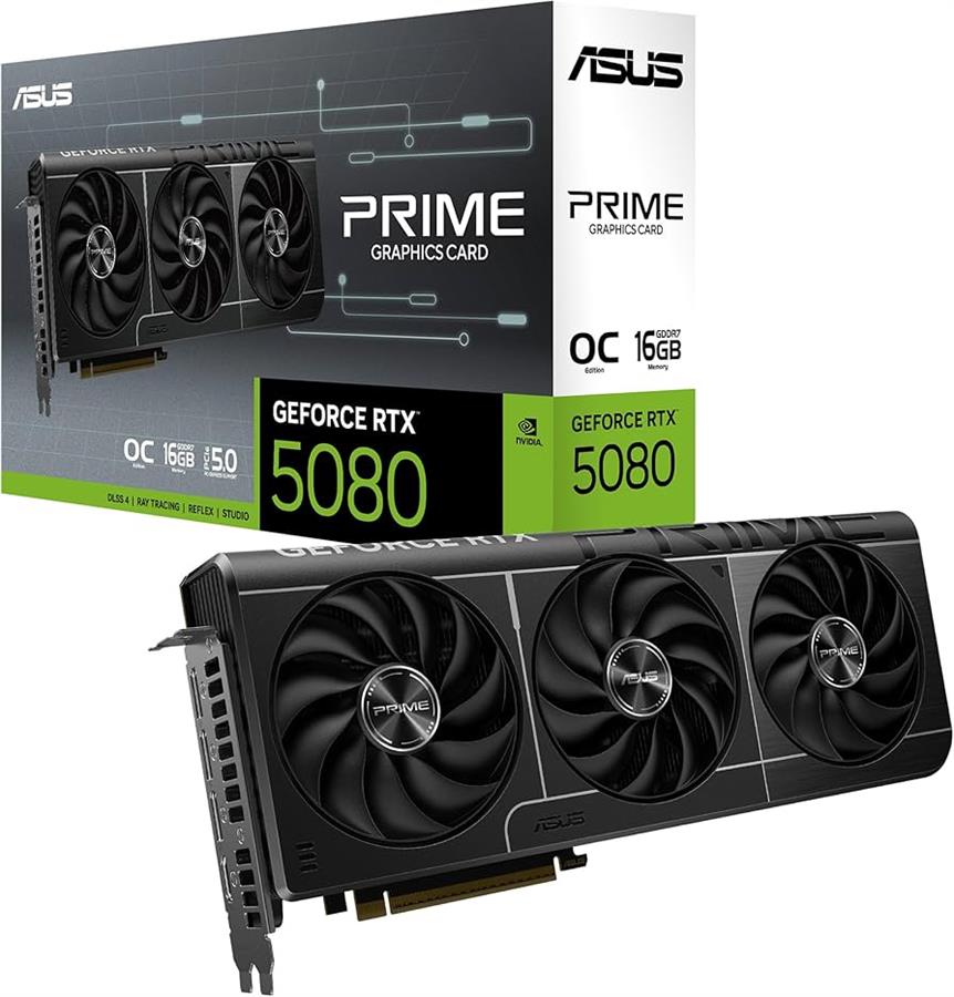 Placa ASUS GEFORCE RTX 5080 PRIME OC 16Gb