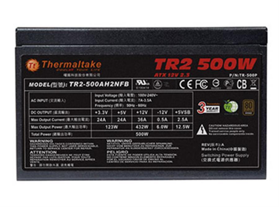 Fuente Thermaltake TR2 500W