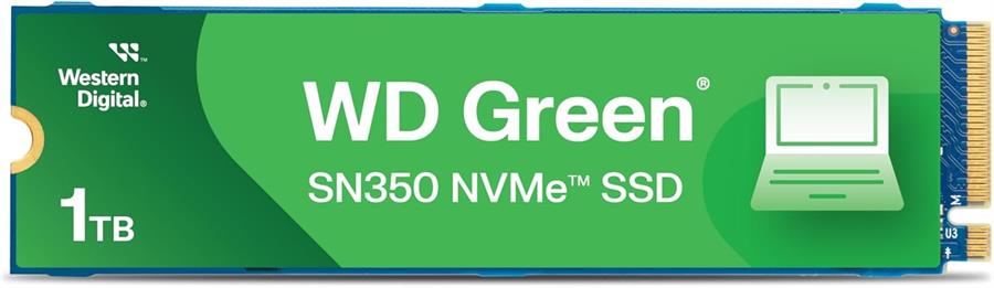 Disco SSD M.2 NVMe 3.0 1TB WD Green SN350
