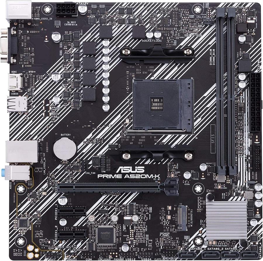 Motherboard ASUS PRIME A520M-K AM4