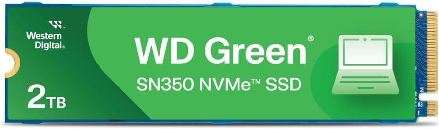 Disco SSD M.2 NVMe 3.0 2TB WD Green SN350