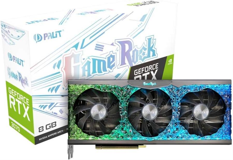 Placa PALIT GEFORCE RTX 3070 GAMEROCK 8Gb