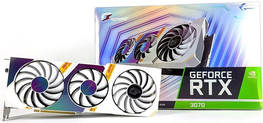 Placa COLORFUL GEFORCE RTX 3070 Ultra White OC 8Gb