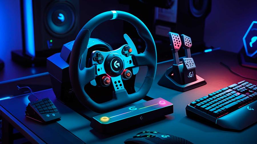 Volante Logitech Driving Force G29 + Pedalera + Shifter Cambios PS5