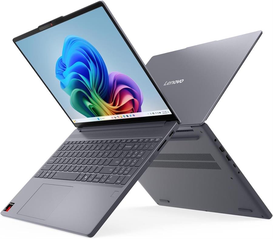 Notebook LENOVO IDEAPAD SLIM 3 Qualcomm Snapdragon X, 16Gb RAM DDR5, SSD NVMe 256Gb, 15.3" FHD+ TOUCHSCREEN