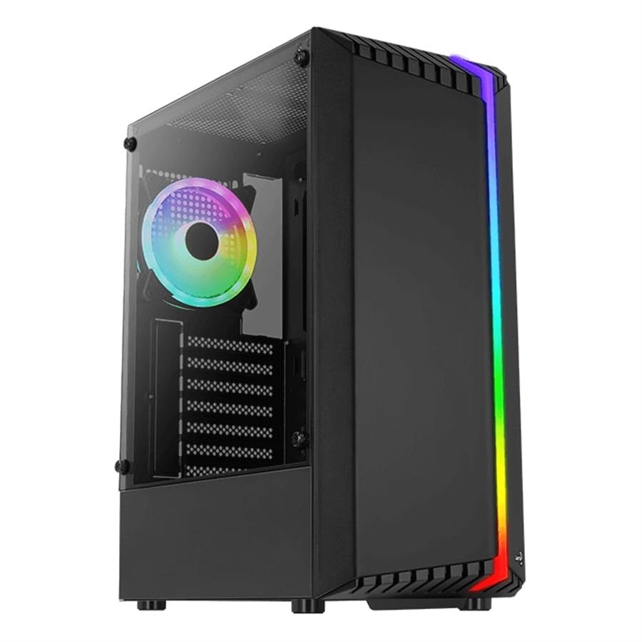 Gabinete AeroCool Bionic V2 Black Fan RGB